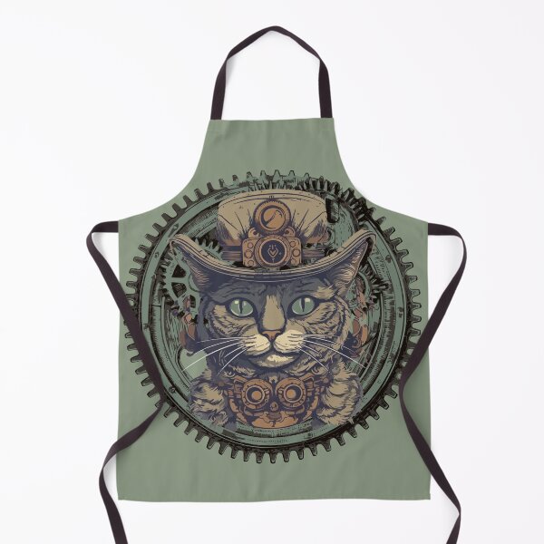 Item preview, Cog Kitty Chronicles: Gear Up with Our Steampunk Cat Design - Limited Time Offer!" designed and sold by PatriciaReyes.