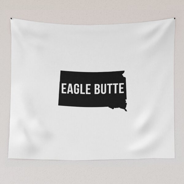 Item preview, Eagle Butte, South Dakota Silhouette designed and sold by CartoCreative.