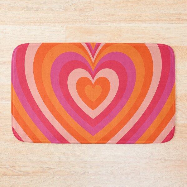 Item preview, Orange and Pink Groovy Heart Pattern designed and sold by EpicCreation.