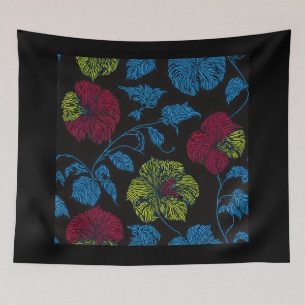 Item preview, Drive You Mad Hibiscus Pattern designed and sold by QuantumPalette.