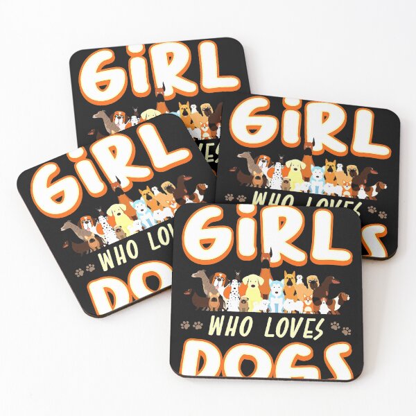Item preview, Just A Girl Who Loves Dogs Cute T-Shirt designed and sold by jadonz.