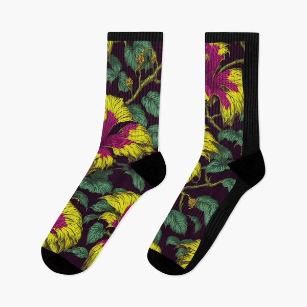 Item preview, Drive You Mad Hibiscus Pattern designed and sold by QuantumPalette.