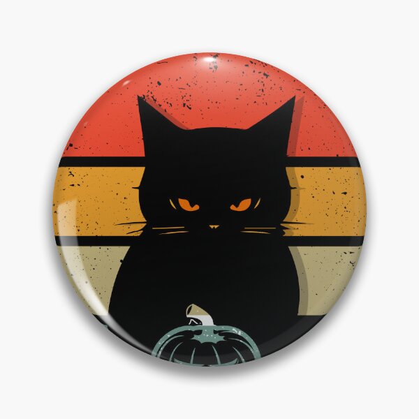 Aperçu de l'œuvre Happy Catoween - Halloween Art pour les amoureux des chats créée et vendue par ThreadmyCanvas.