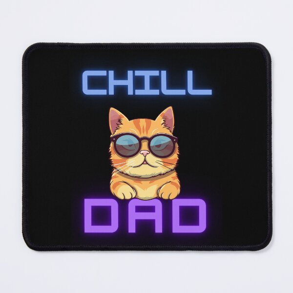Item preview, CHILL DAD CAT designed and sold by CuteCatsCoffee.