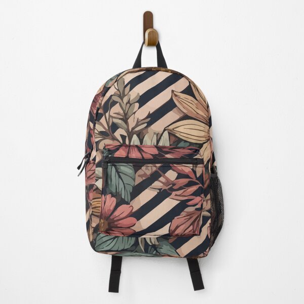 Item preview, Floral stripes pattern artwork designed and sold by LIRAZ ZIV.