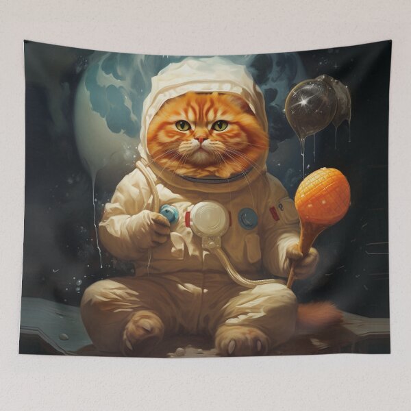 Artikelvorschau, Weltraumkatze entworfen und verkauft von Quijote-.