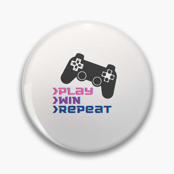 Item preview, Play. Win. Repeat. Perfect for gamers designed and sold by Wioloos.