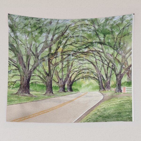 Item preview, Canopy Of Live Oak Trees Plantation Road designed and sold by William Holkham.