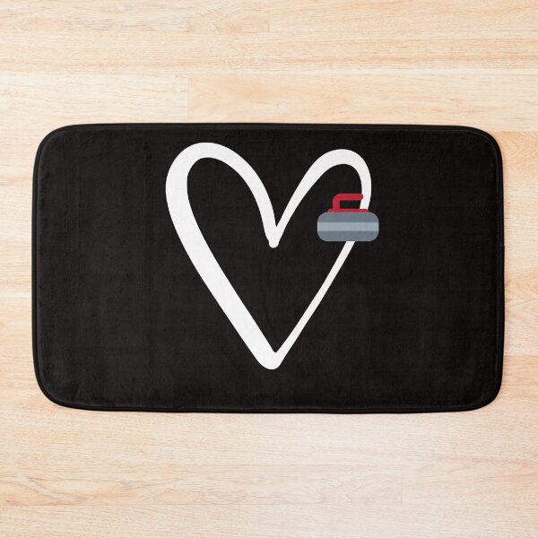 Item preview, Funny Curling Lover Heart Sport Curling Team Player Coach designed and sold by Sarah38.