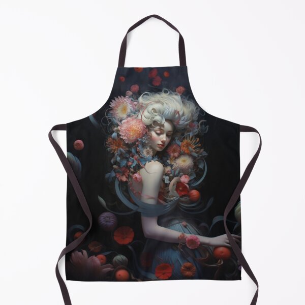 Item preview, woman between flowers designed and sold by Quijote-.