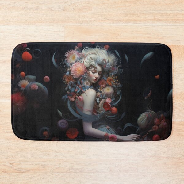 Item preview, woman between flowers designed and sold by Quijote-.