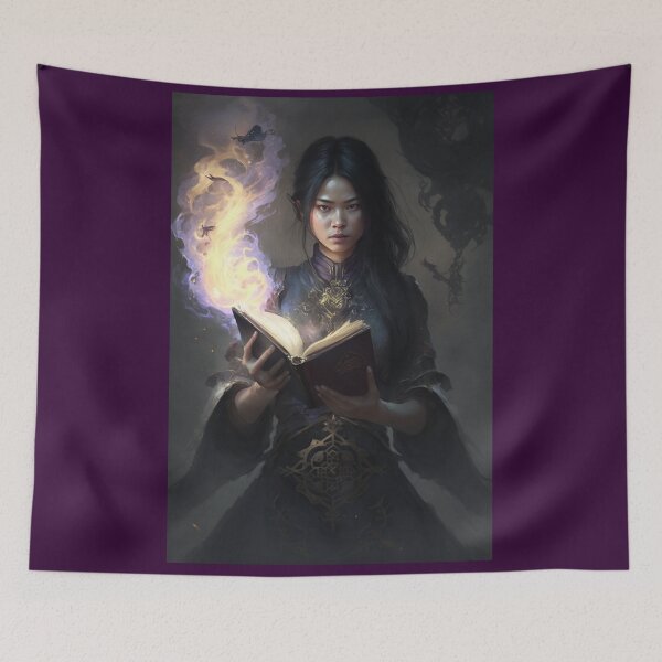 Item preview, dark asian witch designed and sold by Marie Colençon.
