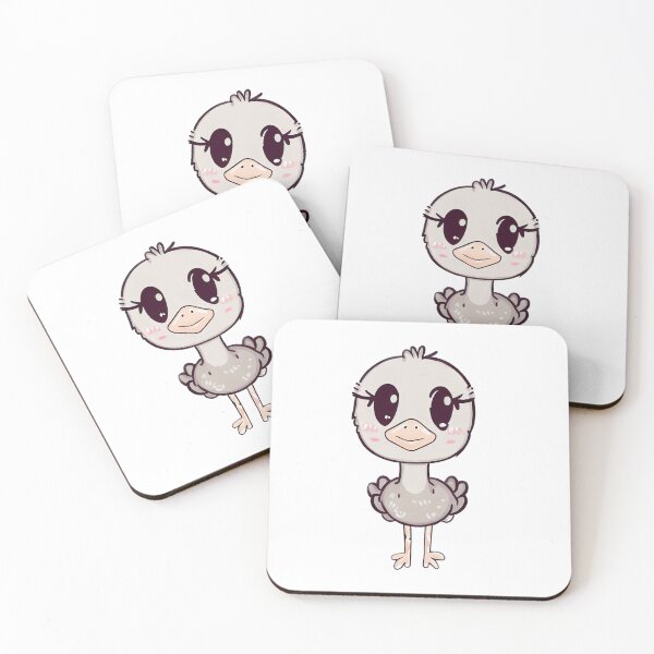 Item preview, Ostrich Kawaii designed and sold by Toshini Design.
