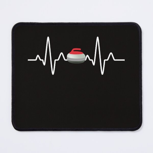 Item preview, Curling Heartbeat Funny Curler Player Winter Sports designed and sold by Sarah38.