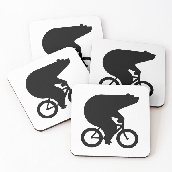 Item preview, bear riding a bike designed and sold by ultrakuik.