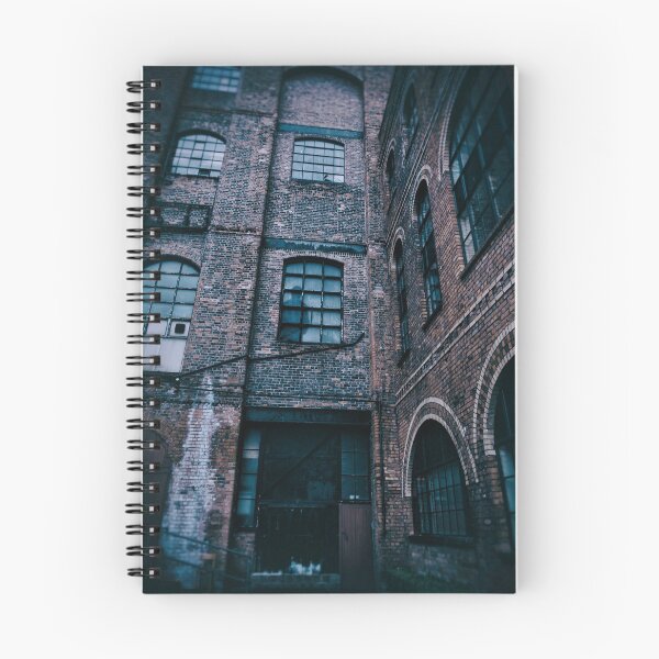 Item preview, Weathered brick building with a shadow in the window designed and sold by Sharonroseart.