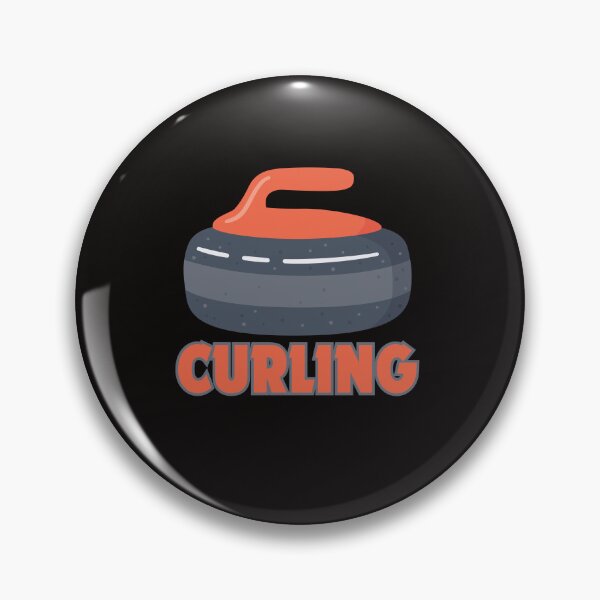 Item preview, Curler sliding Curling Funny Retro Curling Sport Player designed and sold by Sarah38.