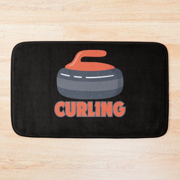 Item preview, Curler sliding Curling Funny Retro Curling Sport Player designed and sold by Sarah38.