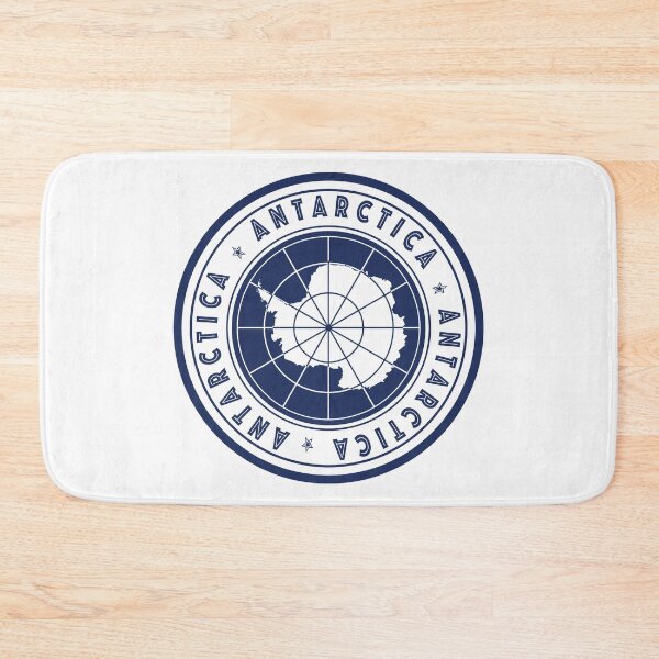 Item preview, Round Antarctica flag design - Blue designed and sold by redbraids.