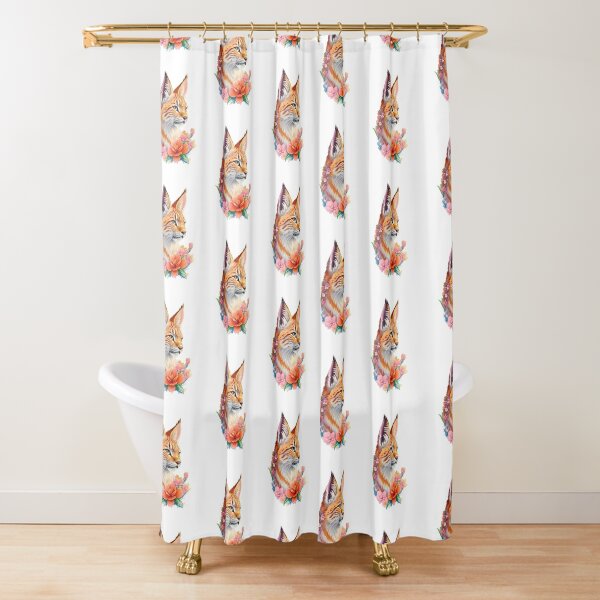 Bobcat Shower Curtains for Sale