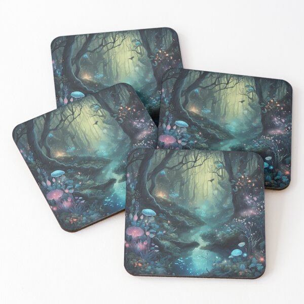 Item preview, Mystical Mushroom Forest designed and sold by Wall-Art-Pro.