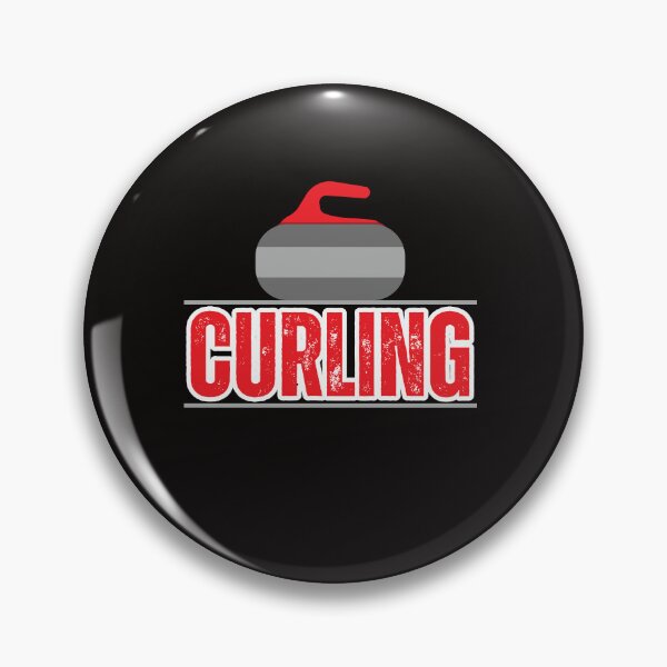 Item preview, Vintage Retro Curling Stone Player Coach Funny Curling designed and sold by Sarah38.