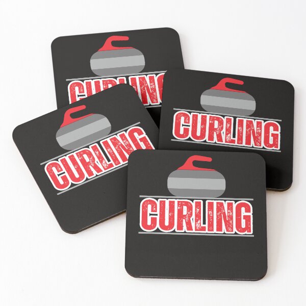 Item preview, Vintage Retro Curling Stone Player Coach Funny Curling designed and sold by Sarah38.