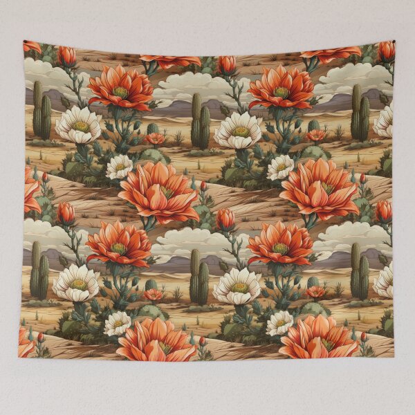 Item preview, Desert Blooms - Exquisite Seamless Digital Pattern designed and sold by KaleidoKiosk.