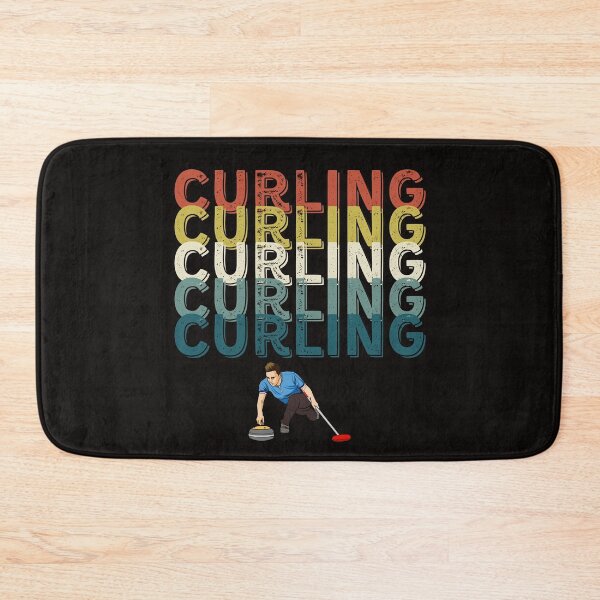 Item preview, Funny Curling Player Retro Vintage Curling Sport Lover designed and sold by Sarah38.