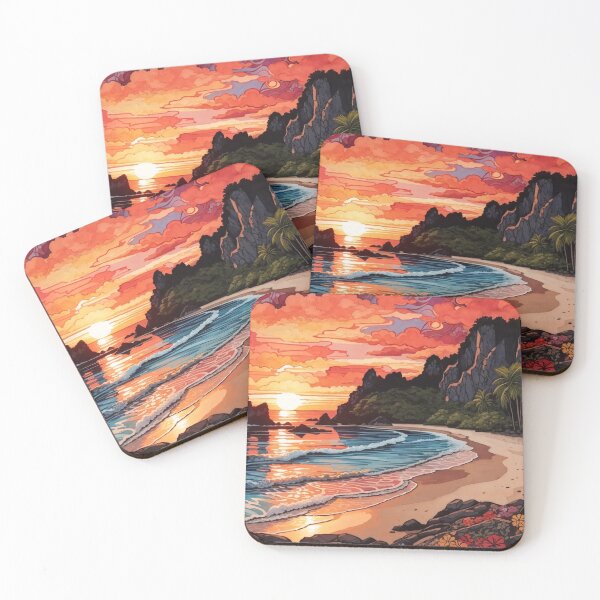 Item preview, Horizon's Embrace: A Breathtaking Seaside Scene designed and sold by Ngea.