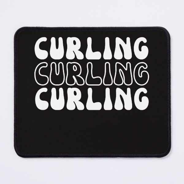 Item preview, Funny Curling Player Groovy Curling Sport Lover designed and sold by Sarah38.