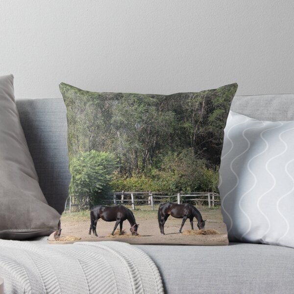 Item preview, horses eating hay designed and sold by goceris.