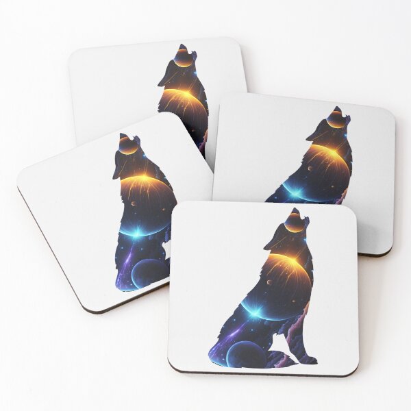 Item preview, Galaxy Howling Wolf designed and sold by YrtemmyS.