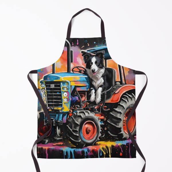 Item preview, Border Collie Sheep Dog on a Tractor designed and sold by Ameiva-Apparel.