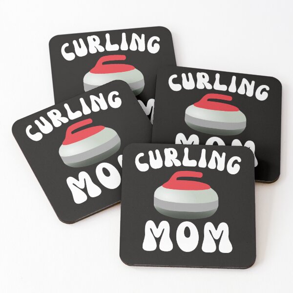 Item preview, Funny Curling Mom Player Groovy Curling Sport Lover Mother Day designed and sold by Sarah38.