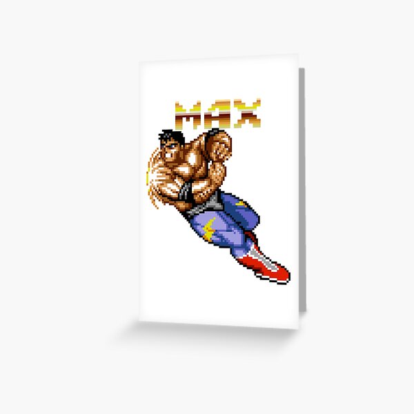 Streets of Rage 2 Mr X Greeting Card for Sale by retrogameprints