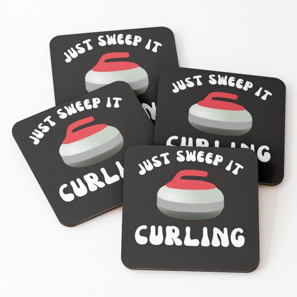Item preview, Just Sweep It Curling Groovy Funny Curling Player Sport Love T-Shirt designed and sold by Sarah38.
