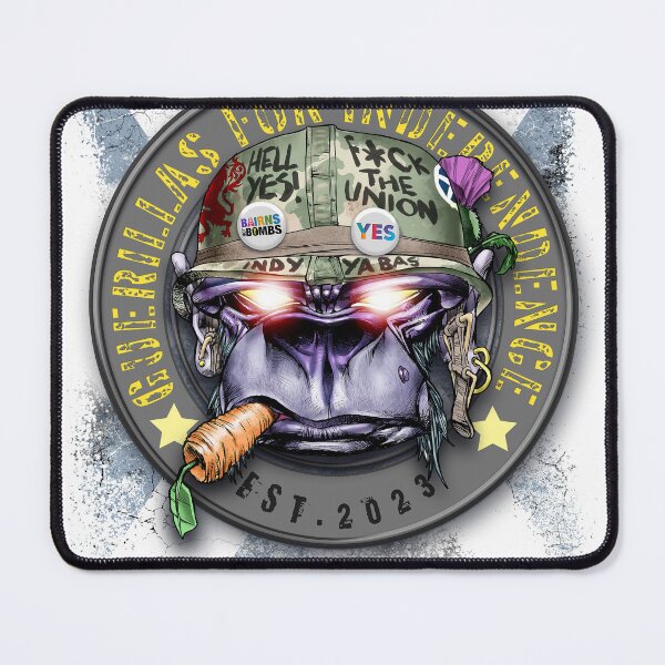 Item preview, LOGOTIPO GUERILLAS PARA INDY CON SALTIRE designed and sold by IndyGuerillas.