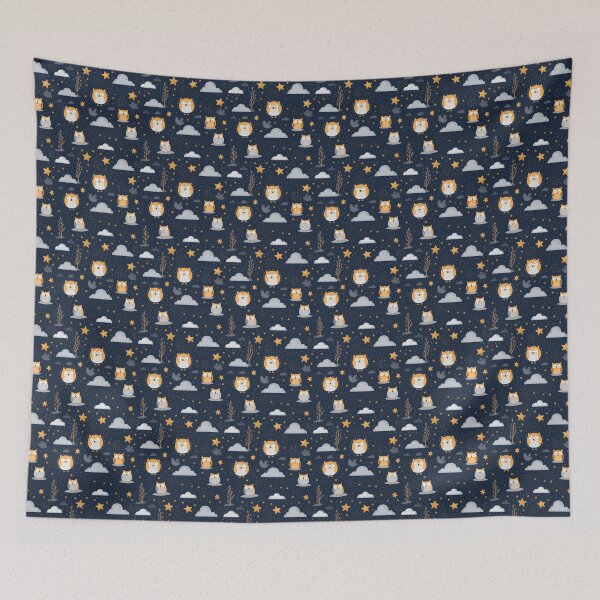 Item preview, Owls sleeping at night designed and sold by CYouHere.