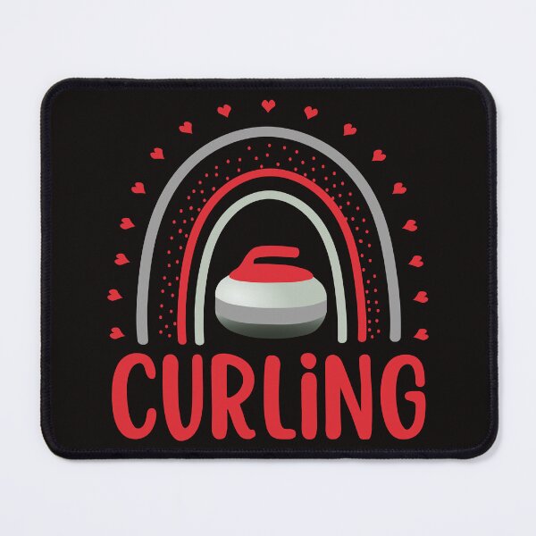 Item preview, Funny Curling Rainbow Curling Winter Sports Player Lover designed and sold by Sarah38.