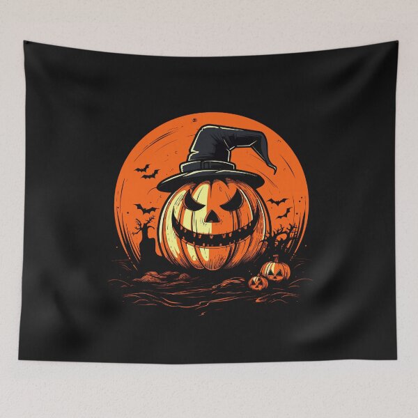 Item preview, Cheerful Halloween Pumpkin designed and sold by Creation Artful.