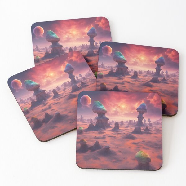 Item preview, Space Planet Landscape  designed and sold by Wall-Art-Pro.