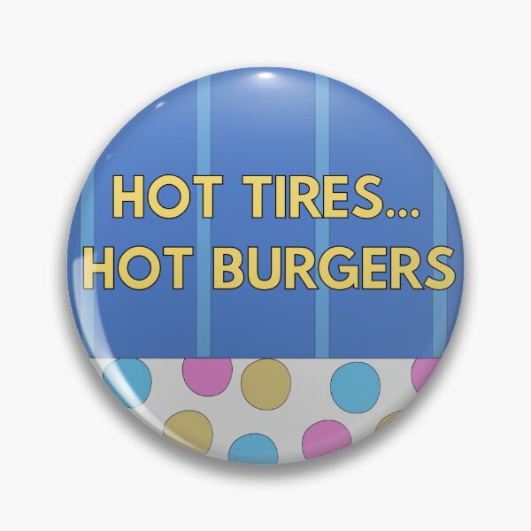 Item preview, Hot Tires Hot Burgers Truck designed and sold by Mac-o-Shop.