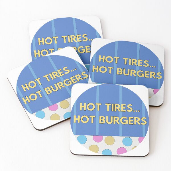 Item preview, Hot Tires Hot Burgers Truck designed and sold by Mac-o-Shop.