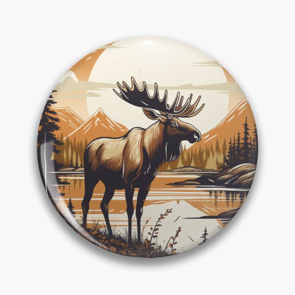 Item preview, Wild Moose designed and sold by CJS-Art.