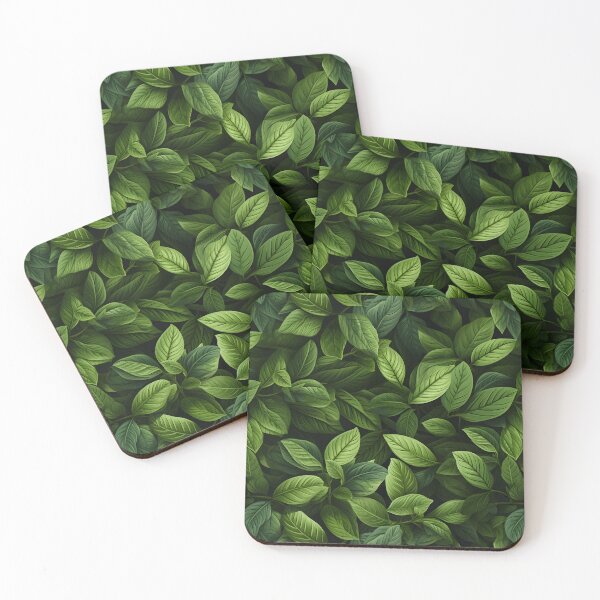 Item preview, Green Leaves Pattern 9 designed and sold by DigitalPatternx.