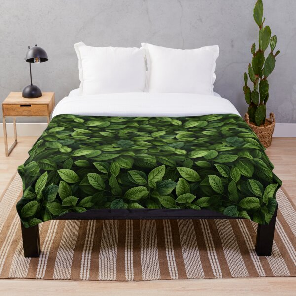 Aperçu de l'œuvre Motif de feuilles vertes 9 créée et vendue par DigitalPatternx.