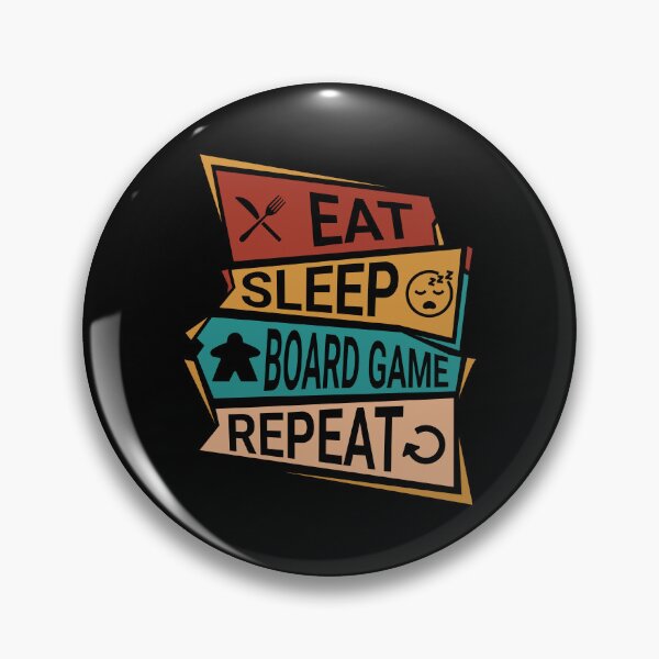 Item preview, Eat, Sleep, Board Game, Repeat - Board Gamer Lifestyle designed and sold by Zanda-Nerd-Shop.
