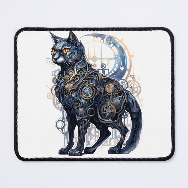 Item preview, Steampunk Cat made of Clockwork Gears designed and sold by SchorlCraft.