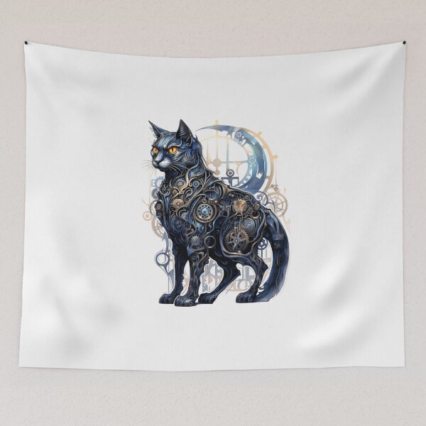 Item preview, Steampunk Cat made of Clockwork Gears designed and sold by SchorlCraft.